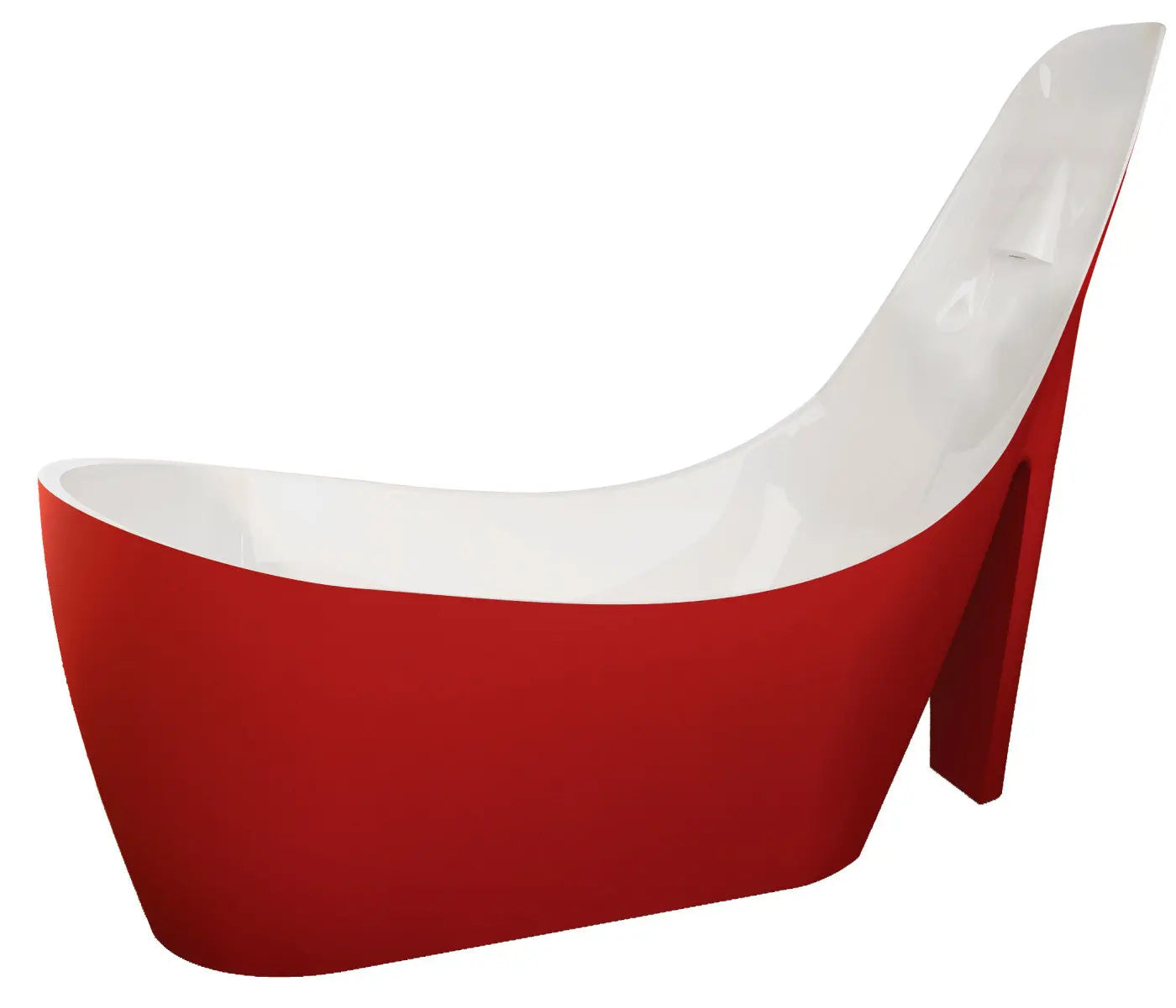 ANZZI Gala Series 6.7 ft. Acrylic Reversible Drain Freestanding Bathtub SW Corp