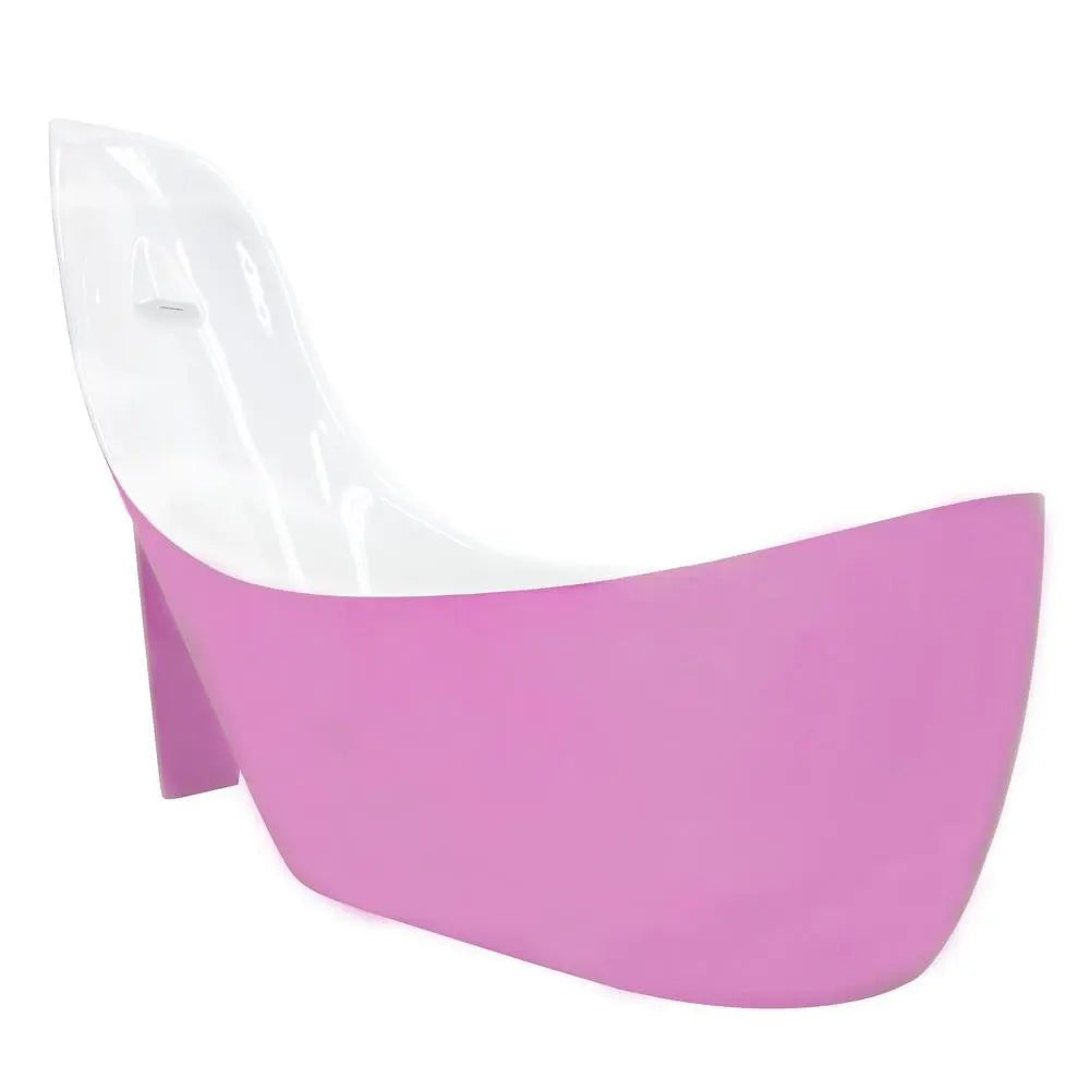 ANZZI Gala Series 6.7 ft. Acrylic Reversible Drain Freestanding Bathtub