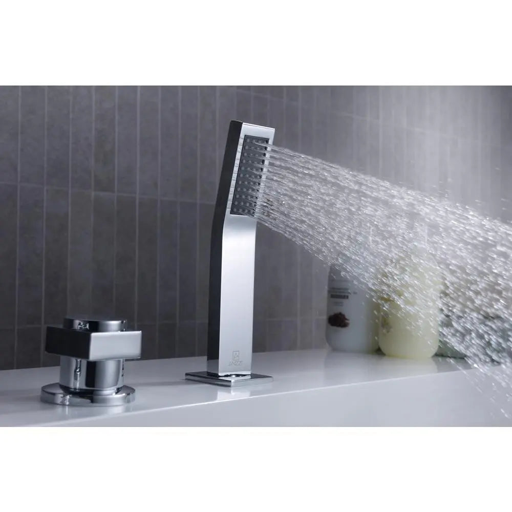 ANZZI Guaira Series FR-AZ044CH 3-Handle Deck-Mount Roman Tub Faucet