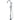 ANZZI Kros Series FS-AZ0025 2-Handle Freestanding Claw Foot Tub Faucet with Hand Shower - side view