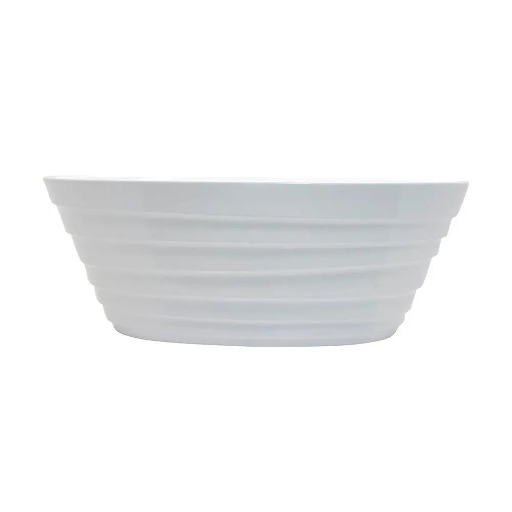 ANZZI Nimbus Series FT-AZ068 5.6 ft. Acrylic Center Drain Freestanding Bathtub in Glossy White SW Corp