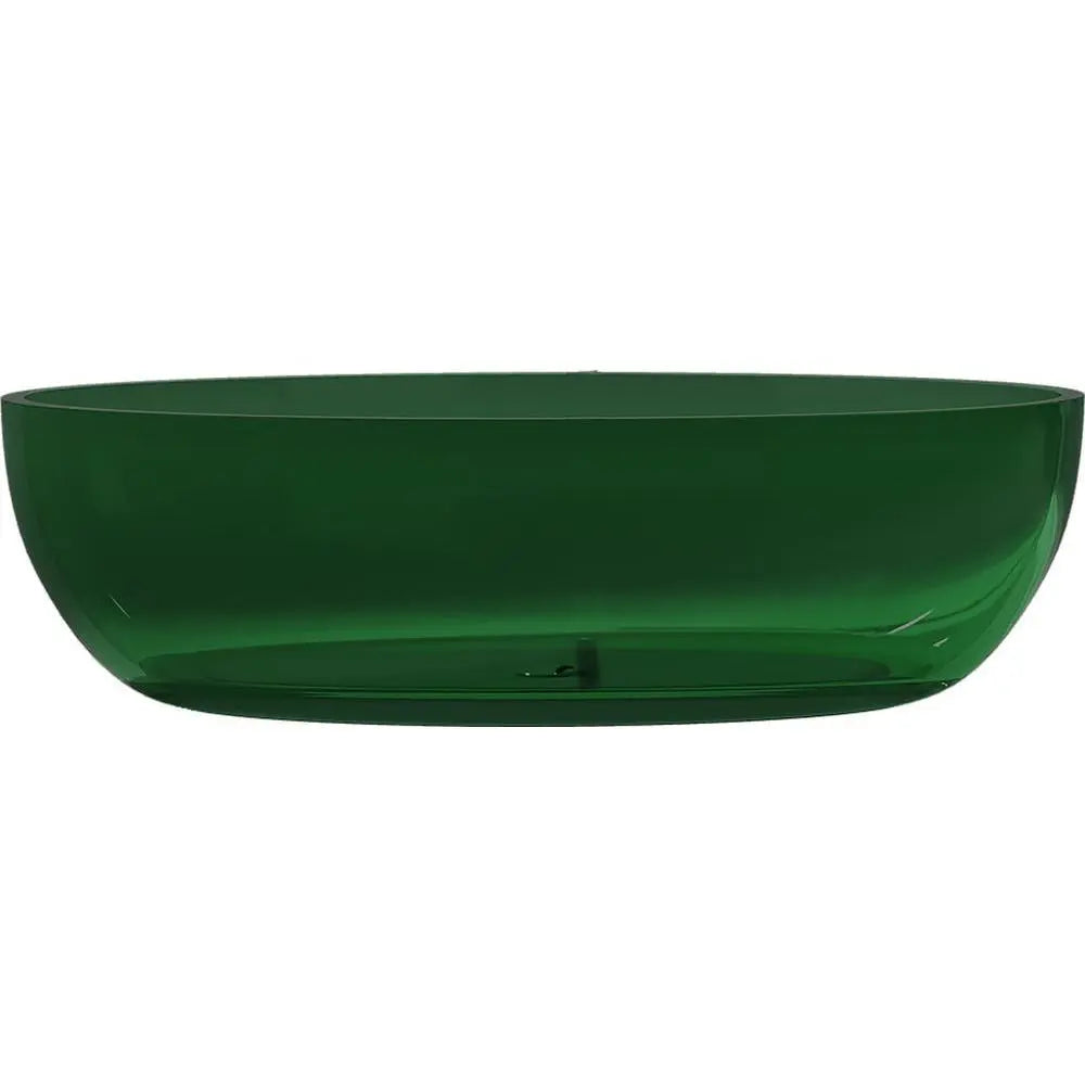 ANZZI Opal Series 5.6 ft. Man-Made Stone Center Drain Freestanding Bathtub SW Corp