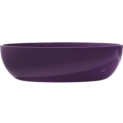 ANZZI Opal Series 5.6 ft. Man-Made Stone Center Drain Freestanding Bathtub SW Corp