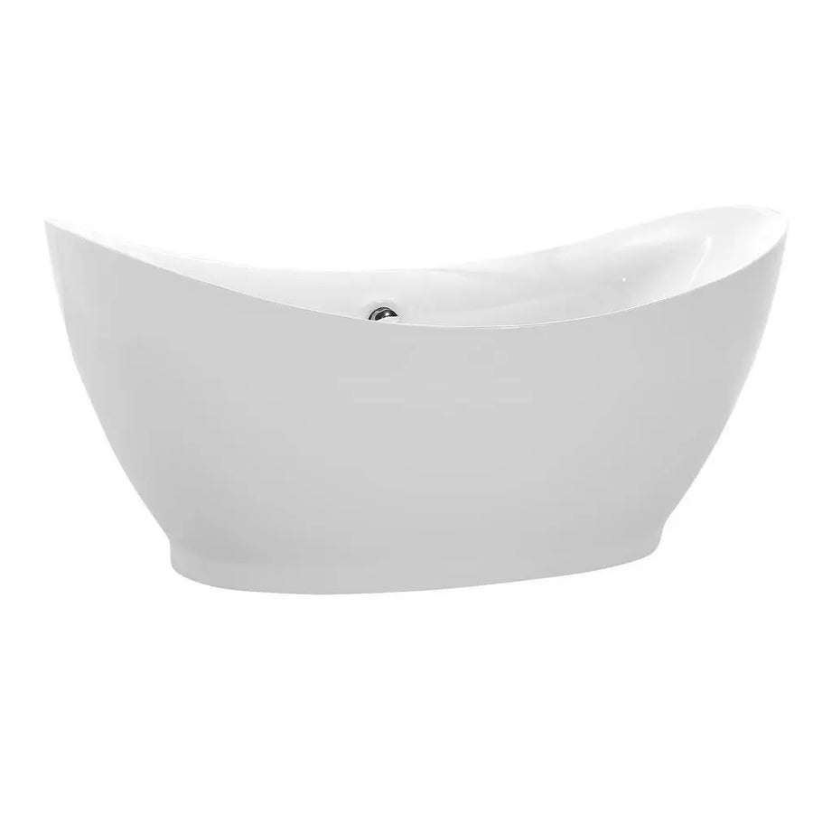ANZZI Reginald Series FT-AZ091 5.67 ft. Freestanding Bathtub in White SW Corp
