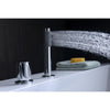 ANZZI Ribbon Series FR-AZ048CH 3-Handle Deck-Mount Roman Tub Faucet SW Corp