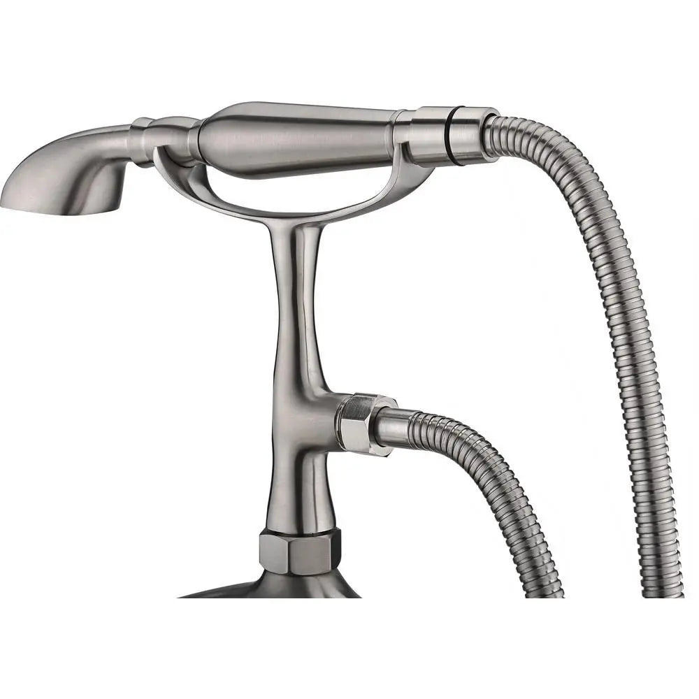 ANZZI Tugela Series FS-AZ0052 3-Handle Claw Foot Tub Faucet with Hand Shower
