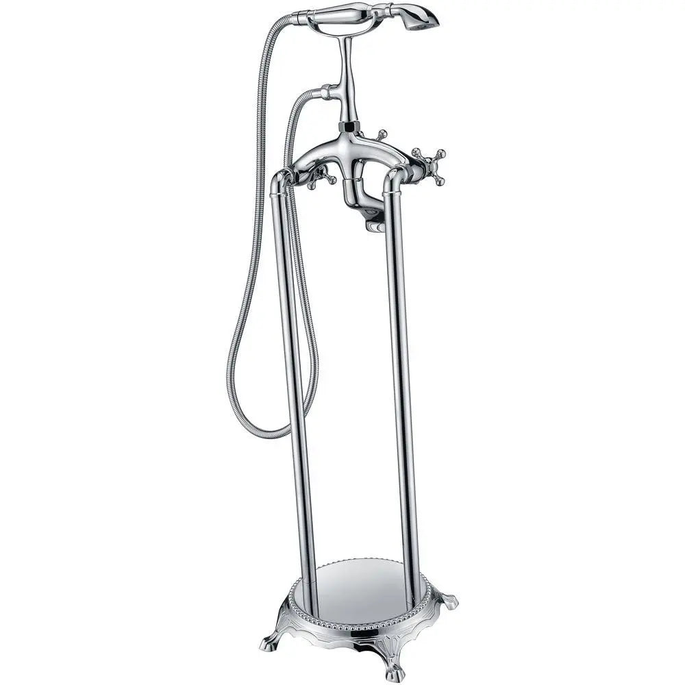 ANZZI Tugela Series FS-AZ0052 3-Handle Claw Foot Tub Faucet with Hand Shower