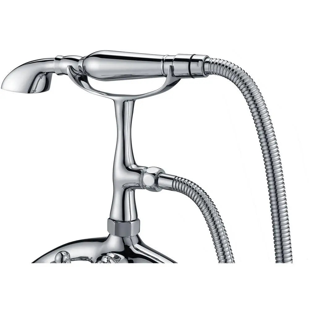 ANZZI Tugela Series FS-AZ0052 3-Handle Claw Foot Tub Faucet with Hand Shower