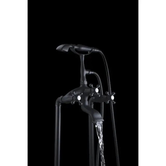 ANZZI Tugela Series FS-AZ0052 3-Handle Claw Foot Tub Faucet with Hand Shower SW Corp