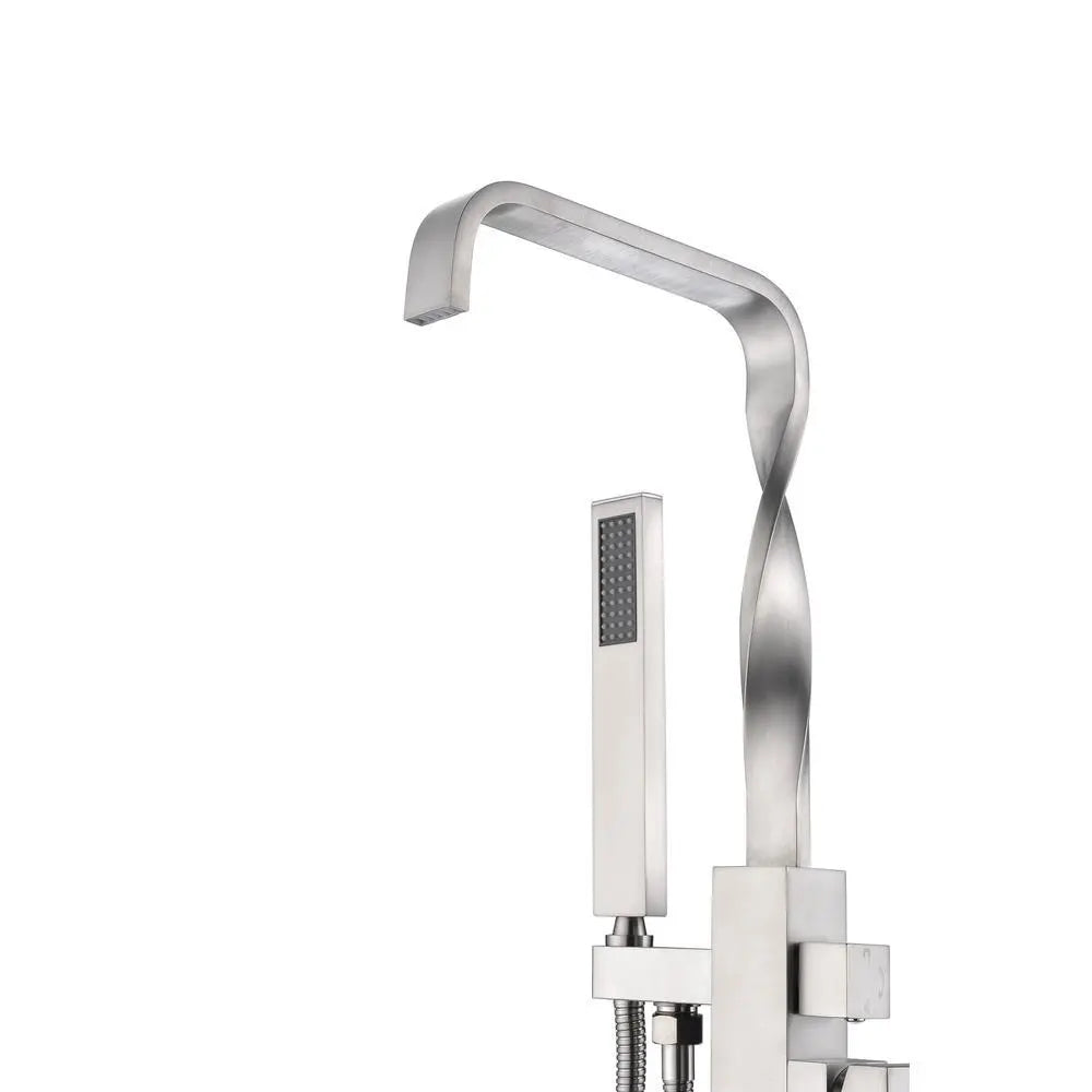 ANZZI Yosemite Series FS-AZ0050 2-Handle Claw Foot Tub Faucet with Hand Shower