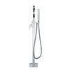 ANZZI Yosemite Series FS-AZ0050 2-Handle Claw Foot Tub Faucet with Hand Shower