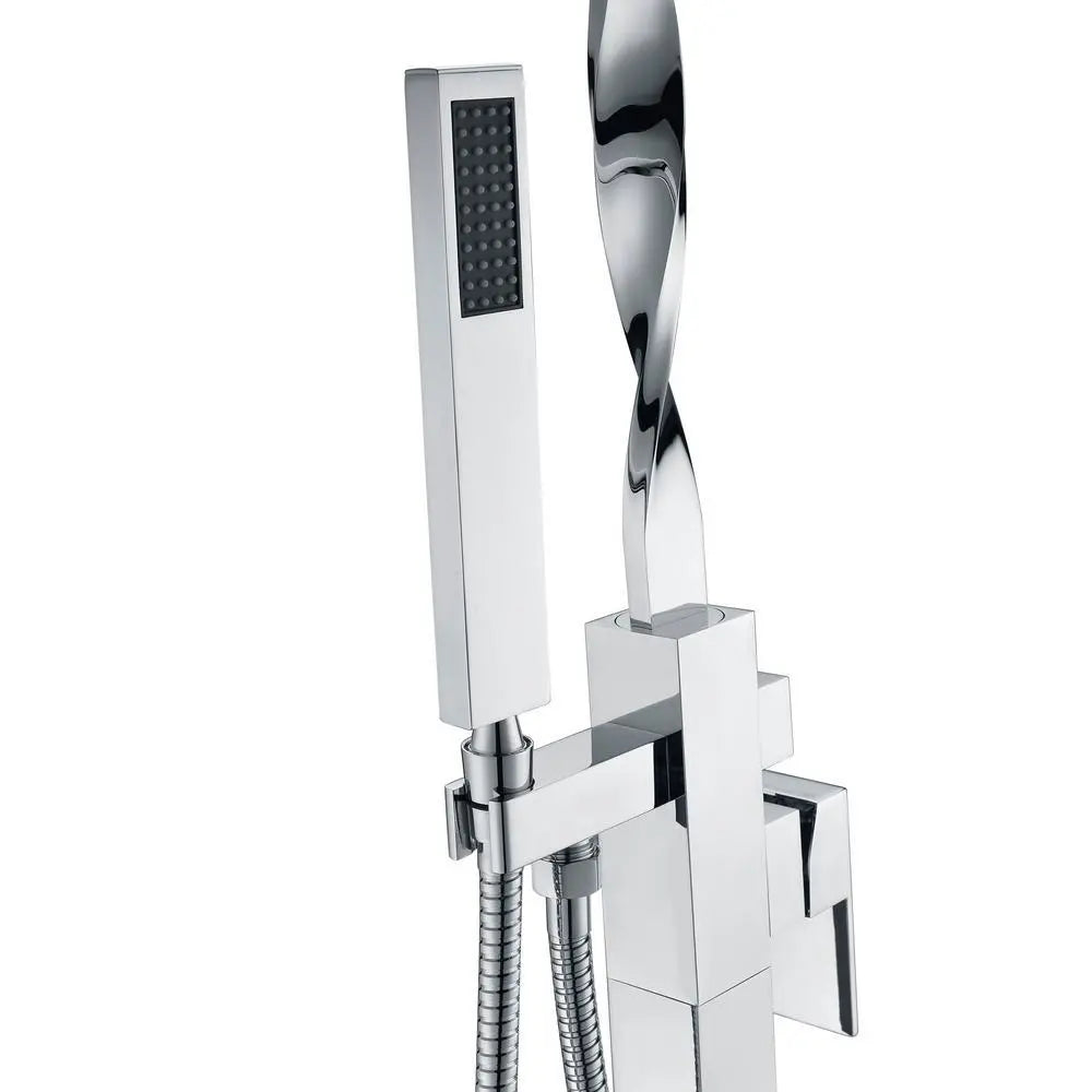 ANZZI Yosemite Series FS-AZ0050 2-Handle Claw Foot Tub Faucet with Hand Shower