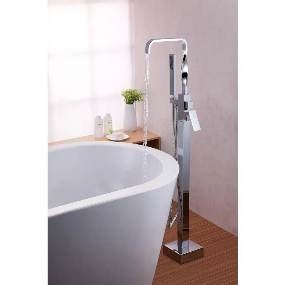 ANZZI Yosemite Series FS-AZ0050 2-Handle Claw Foot Tub Faucet with Hand Shower
