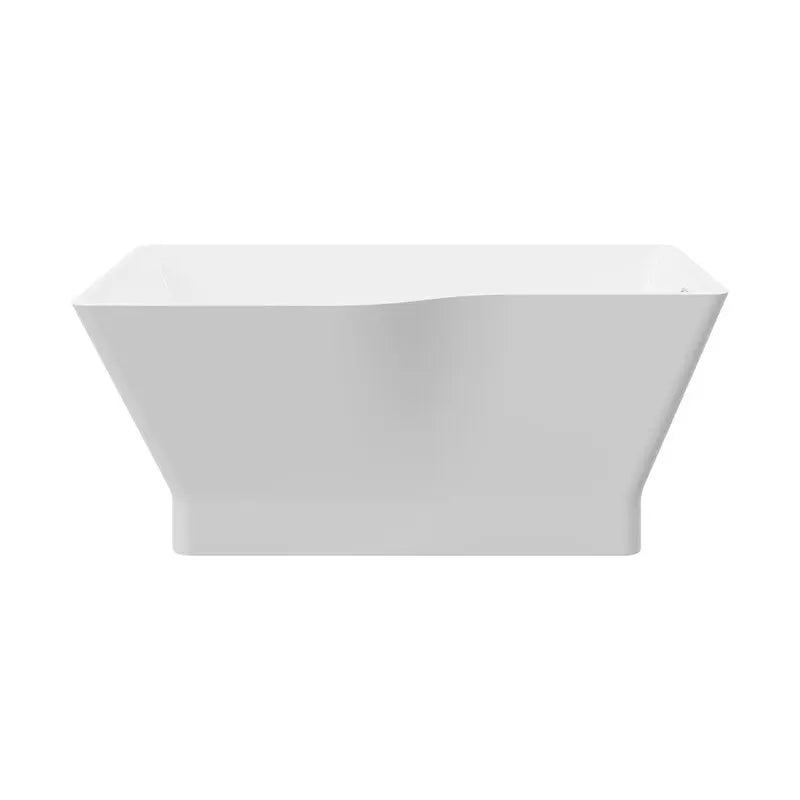 A&E Bath and Shower Riga Asymetric Freestanding Tub No Faucet