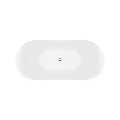 A&E Bath and Shower Tundra 66" Premium Acrylic Freestanding Tub