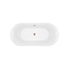 A&E Bath and Shower Tundra Copper 66" Freestanding Tub No Faucet