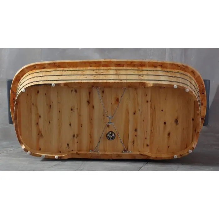 Alfi Brand AB1130 65" 2 Person Free Standing Cedar Wooden Bathtub with Fixtures & Headrests Alfi Trade Inc