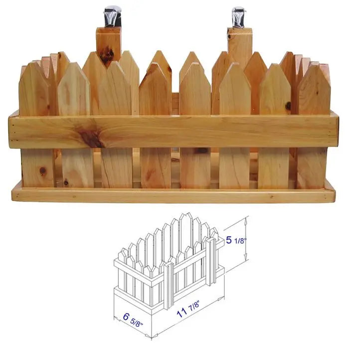 Alfi Brand AB1163 61" Free Standing Wood Bath with Cushion Headrest Alfi Trade Inc