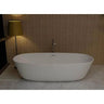 Atlantis Whirlpools Asaro 7131AS 71 x 31 Matte White Artificial Stone Freestanding Tub