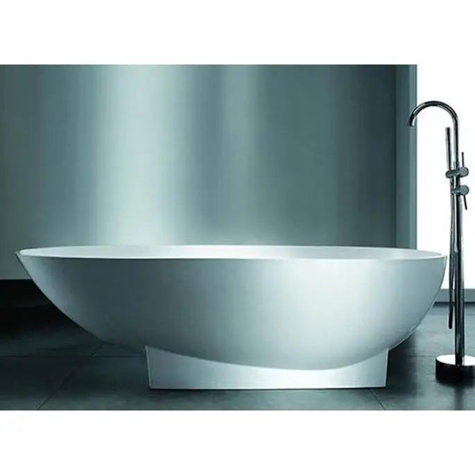 Atlantis Whirlpools Galion Matte White 71 x 36 Wide Freestanding Tub