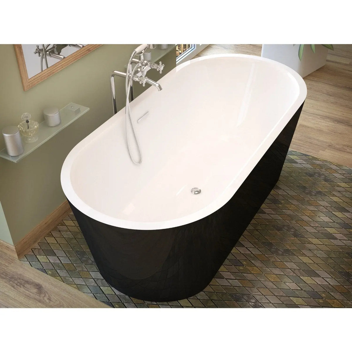 Atlantis Whirlpools Valley Freestanding One Piece Bathtub Luxury Freestanding Tubs