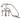Barclay Clawfoot Tub Rim-Mounted Filler with Hand-Held Shower " Metal Cross Handles - 4603-MC - view 6