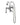 Barclay 4601 Clawfoot Tub Filler Polished Chrome Cross Handles