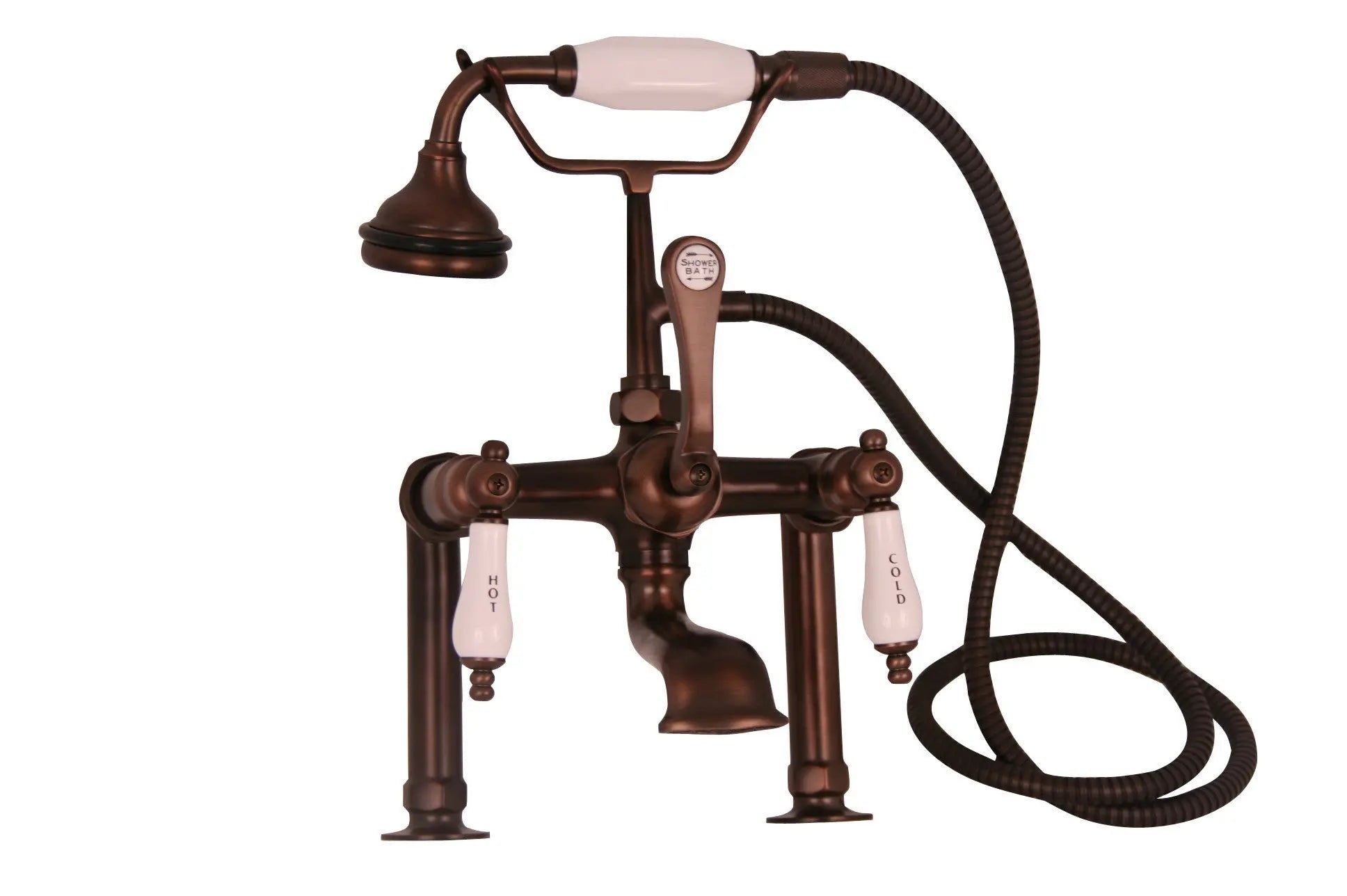 Barclay 4601 Clawfoot Tub Filler Oil Rubbed Bronze Lever Handles