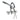 Barclay 7082-MC Clawfoot Tub Filler " Gooseneck Spout & Cross Handles