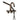 Barclay 7082-MC Clawfoot Tub Filler " Gooseneck Spout & Cross Handles - detail view