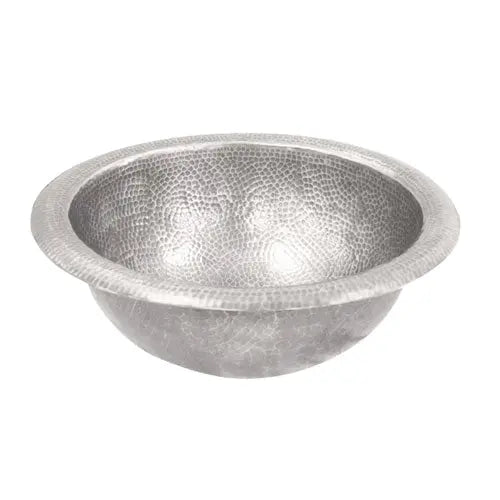 Barclay Abner Medium Lavatory Bowl Bathroom Sink in Pewter