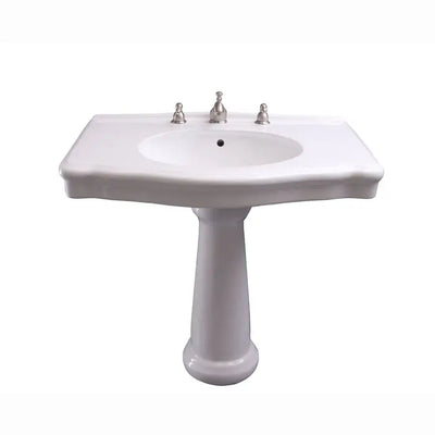 Barclay Anders Rectangular Pedestal Bathroom Sink Barclay Products