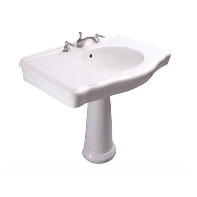 Barclay Anders Rectangular Pedestal Bathroom Sink Barclay Products