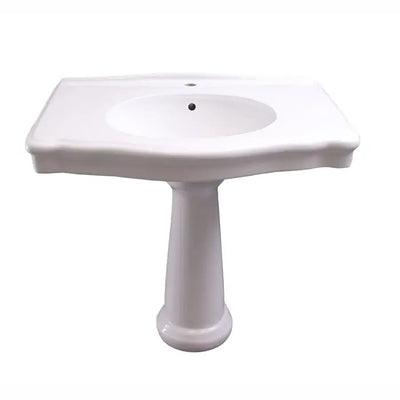 Barclay Anders Rectangular Pedestal Bathroom Sink Barclay Products