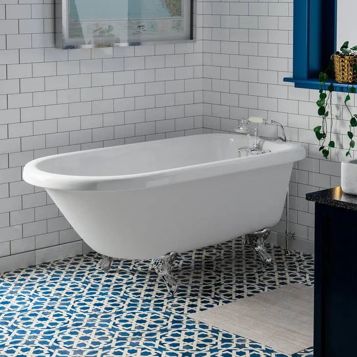 Barclay Andover Premium Acrylic Roll Top Freestanding Tub Barclay Products