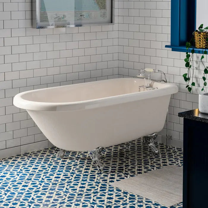 Barclay Andover Premium Acrylic Roll Top Freestanding Tub Barclay Products