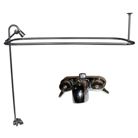 Barclay Anthea 60" TKADTR60-WCP5 Acrylic Roll Top Freestanding Tub Kit Barclay Products