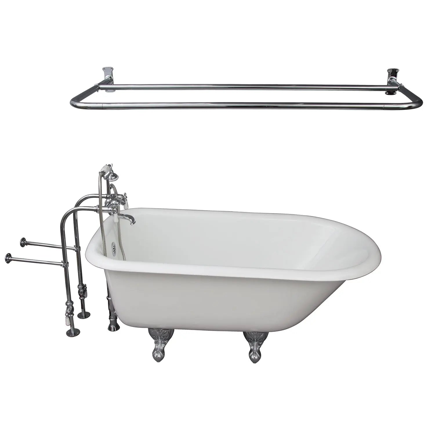 Barclay Antonio 55″ Cast Iron Roll Top Tub Kit Barclay Products