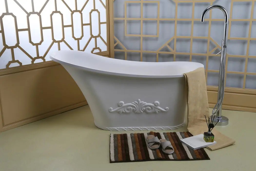 Barclay - Ayanna 59" Resin Freestanding Slipper Tub - RTSN59 Barclay Products