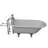 Barclay Bartlett 60" Cast Iron Roll Top Tub Kit