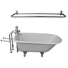 Barclay Bartlett 60" Cast Iron Roll Top Tub Kit