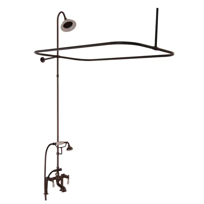 oil rubbed bronze shower ring for barclay beecher kit