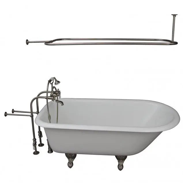Barclay Brocton 68″ Cast Iron Roll Top Tub Kit