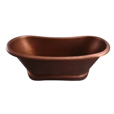 Barclay Carwyn COTDSN72L-SAC 72" Copper Double Slipper Freestanding Tub Barclay Products