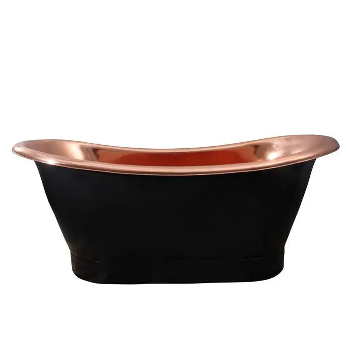 Barclay - Chapal 70" Copper Double Slipper Tub on Base - COTDSN70B-BLP Barclay Products