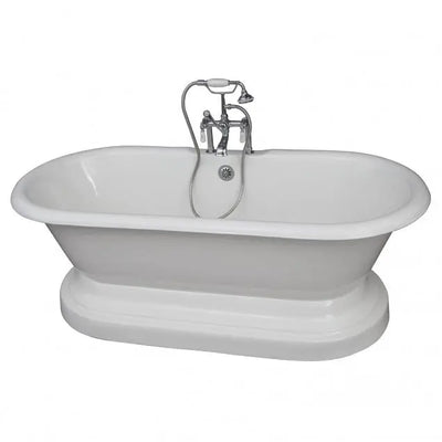 Barclay Columbus 61″ Cast Iron Double Roll Top Tub Kit