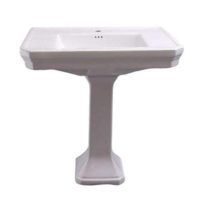 Barclay Corbin Rectangular Pedestal Bathroom Sink Barclay Products