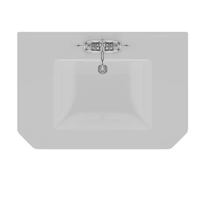 Barclay Corbin Rectangular Pedestal Bathroom Sink Barclay Products