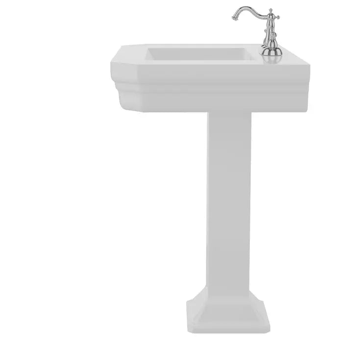 Barclay Corbin Rectangular Pedestal Bathroom Sink Barclay Products