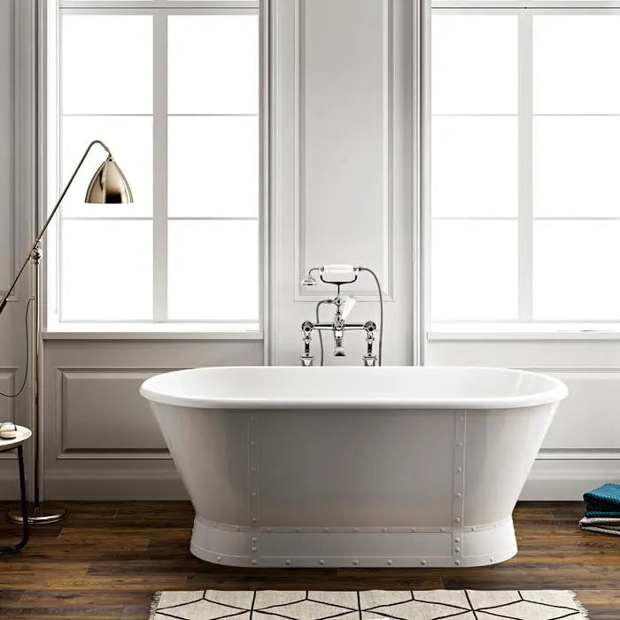 Barclay - Corrigan 66" Acrylic Freestanding Tub - ATDRN66A-WH